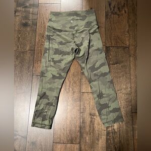 Lululemon align 3/4 length camo leggings